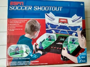 ESPN FÚTBOL SHOOTOUT JUEGO Mesa Electrónica 1 o 2 Jugadores 2009 Nuevo En Caja Juguete - Imagen 1 de 5