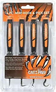Catspaw By Mayhew 60003 4pc Mini Hook and Pick Set - Picture 1 of 1