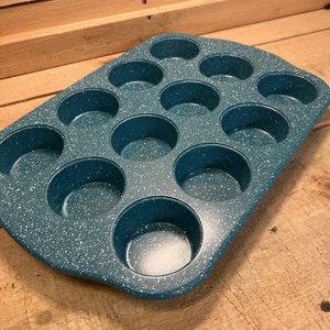 Padella Cupcake Pioneer Donna Teal Speckle Senza Tempo Antiaderente Acciaio Alluminato - Foto 1 di 7