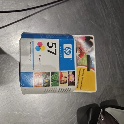HP 57 Tri-Colour Genuine Ink Cartridge New Sealed - Out of date - Image 1 of 4
