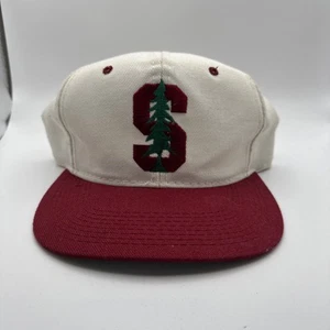 Cappello snapback vintage Stanford University di Dorfman Pacific vecchio logo anni 90 raro - Foto 1 di 8