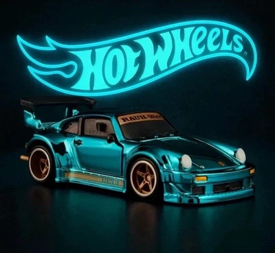 2025 Hot Wheels Collectors RLC Exclusive RWB Porsche 930 (Teal) - Image 1 of 2