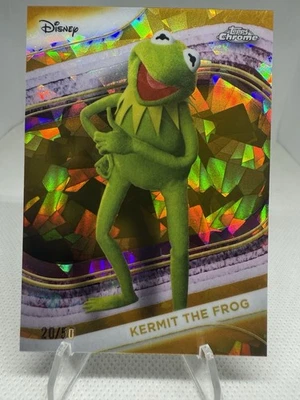2025 Topps Chrome Disney Sapphire Edition KERMIT The Frog GOLD /50 - Image 1 of 2