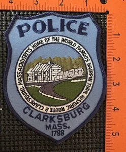 Clarksburg Massachusetts Police Department Patch - Picture 1 of 2