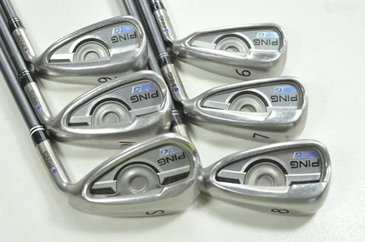 Ping G Series 6-W,SW Iron Set Senior Flex Purple Dot RH CFS 65g Graphite #205444 - Image 1 of 4
