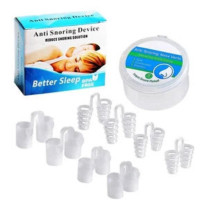 8Pcs Reusable Anti-snoring Nose Vents Nasal Dilator Sleep Easy Smooth Breathing - Picture 1 of 6