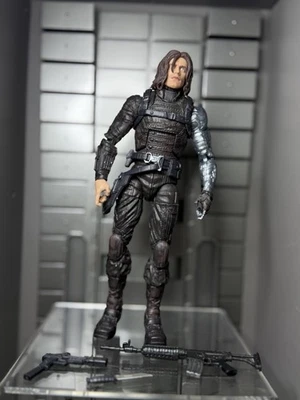 Marvel Legends Winter Soldier MCU Flashback Hasbro 6" LOOSE Figure Alt weapons - Image 1 of 4