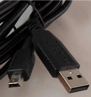 ASY-06610-001 BlackBerry OEM Black Mini USB USB Charging Data Cable Sync (V8) - Image 1 of 3
