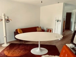 Vintage Esszimmertisch im 70er-Jahre Design – oval – nur Abholung - Bild 1 von 7