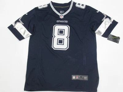 NIKE Troy Aikman #8 Dallas Cowboys OnField Throwback Player Game Jersey Blue