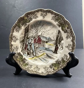 Johnson Bros Brothers Friendly Village Bread Plate 6" Sugar Maples - Picture 1 of 3