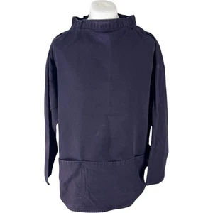 The Smock Shop Smock Large Men's Blue Cotton Vintage Smock Long Sleeve - Picture 1 of 9