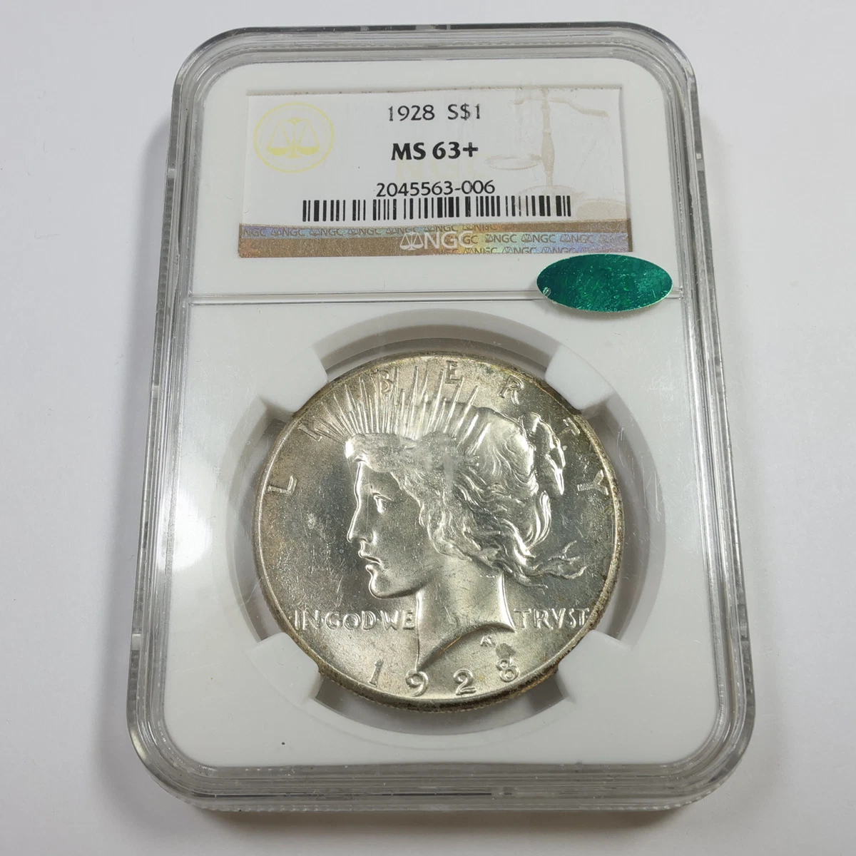 MS 63 Graded 1928 Year Peace Dollars (1921-1935) for sale | eBay