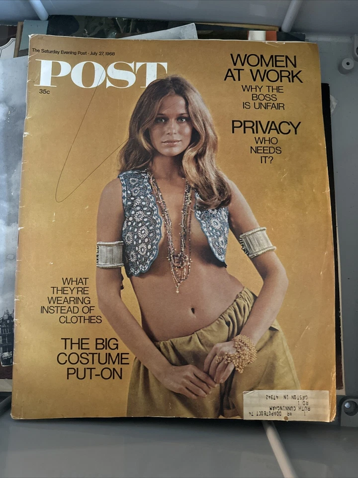 Saturday Evening Post Magazine July 27 1968 COSTUMES BILL DANA  - Image 1 of 1