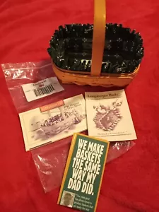 Longaberger Horizon of Hope Basket 1996, Heritage Green Liner, Protector - Picture 1 of 4