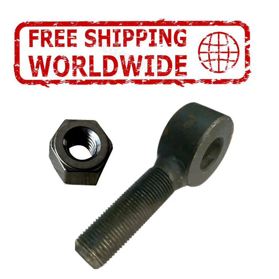 Eye Ball Joint Bolt & Nut Steering Right R/H Thread Fits Case 580M 580L G106813 - Image 1 of 4
