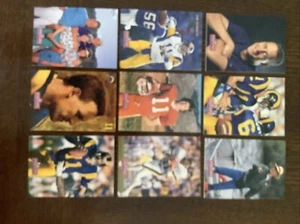 1992 Pro Line Mobil Set of 9 Jim Everett Los Angeles Rams - Picture 1 of 2