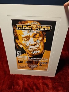 Seltene Pelz Friedensstation 2008 signiertes Poster G.E. Smith Jorma Kaukonen Coryell - Bild 1 von 10