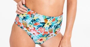 Elomi Swim Aloha Classic Bikini Brief Size UK 22 Blue Floral A6 - Imagen 1 de 2