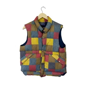 Vintage Sundance Products Medium Goose Down Puffer Snap Vest Retro Womens READ - Picture 1 of 18