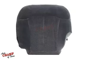 2002 Chevy Silverado 2500 LS HD - Driver Side Bottom Cloth Seat Cover Dark Gray - Picture 1 of 12