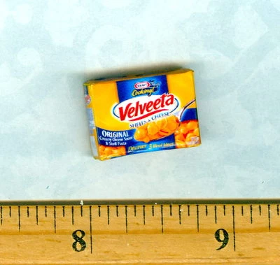 DOLLHOUSE MINIATURE Size Macaroni Shells & Cheese Dinner Mix Box