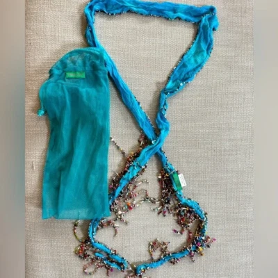 100% Silk Beaded Chan Luu Belt / Scarf, Good condition - Image 1 of 4