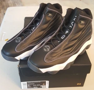 [DC7911-002] Air Jordan PRO STRONG da uomo nero/bianco-mtlc grigio scuro taglia 5Y - Foto 1 di 6