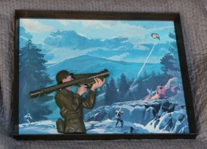 Vintage REDEYE Missile 3D Picture Advertising Display Military Model G.I. Joe - Picture 1 of 11