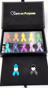 Care on Purpose Aflac Mitarbeiter Band Pin 12er Set - Bild 1 von 17