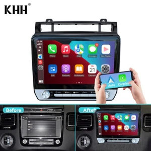 10 Zoll 4G+64G Autoradio Für VW Touareg 2010-2018 Android 13 GPS Navi Carplay FM - Bild 1 von 13