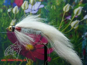 Streamer " Zonker White Bead Head "  3er Set - Bild 1 von 1