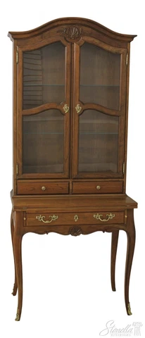 59498EC: KINDEL French Style Cherry Secretary Desk Cover
