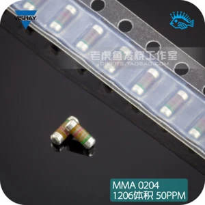 10 pz/lotto Vishay MMA0204 (0~10 M ohm) resistori pellicola sottile chip audio SMD 1206 1% - Foto 1 di 4