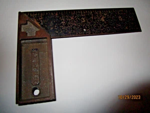 Vintage STANLEY No.1 6" Try Square Made in U.S.A. b334 - Picture 1 of 6