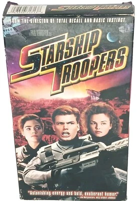 VTG VHS Starship Troopers 1998 Cult Classing Killer Insect Movie - Image 1 of 4