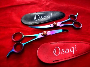 Pet 6" Upward & Downward Curved dog/cat grooming Scissors/(6.5"with Finger Rest) - Picture 1 of 10