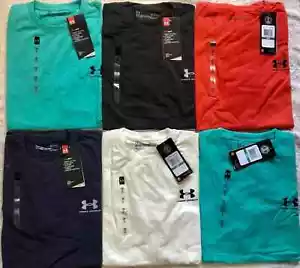 Under Armour Men's T-Shirt Sports Style Crew Neck sport-Running-Gym L, 2XL @sale - Picture 1 of 49