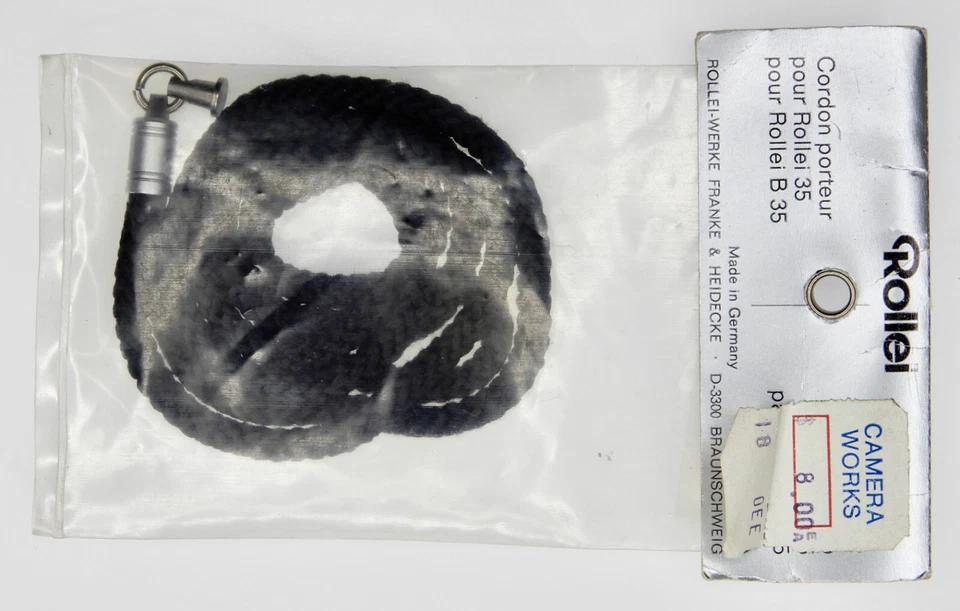 Correa de cuello largo negra Rollei para Rollei 35 ............ NUEVA Foto 1 de 3