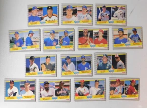 1989 FLEER BASEBALL 42 CARD PROSPECTS LOT #'S 640-653 x 3 (lot #D38) - Picture 1 of 5