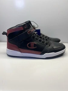 Champion Arena Power Hi V2 Herrenschuhe Größe 11,5 schwarz/marron sportliche Sneaker - Bild 1 von 10