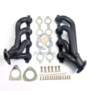 Shorty Exhaust Headers For 03-06 Chevy GMC Sierra Silverado 1500HD 2500HD 6.0L - Picture 1 of 8