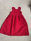 Cornish Kiddies Red Dress For Kids 7-8 Years Old