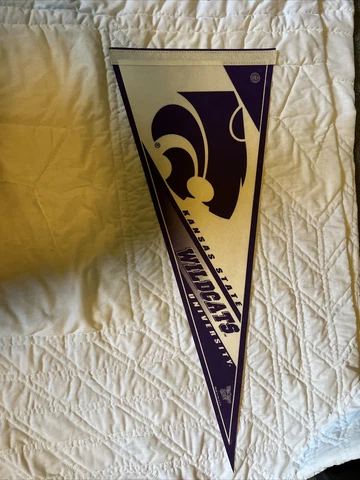 Kansas State Wildcats Pennant by Win Craft, NCAA, Full Size 12" x 30” KSU Cover