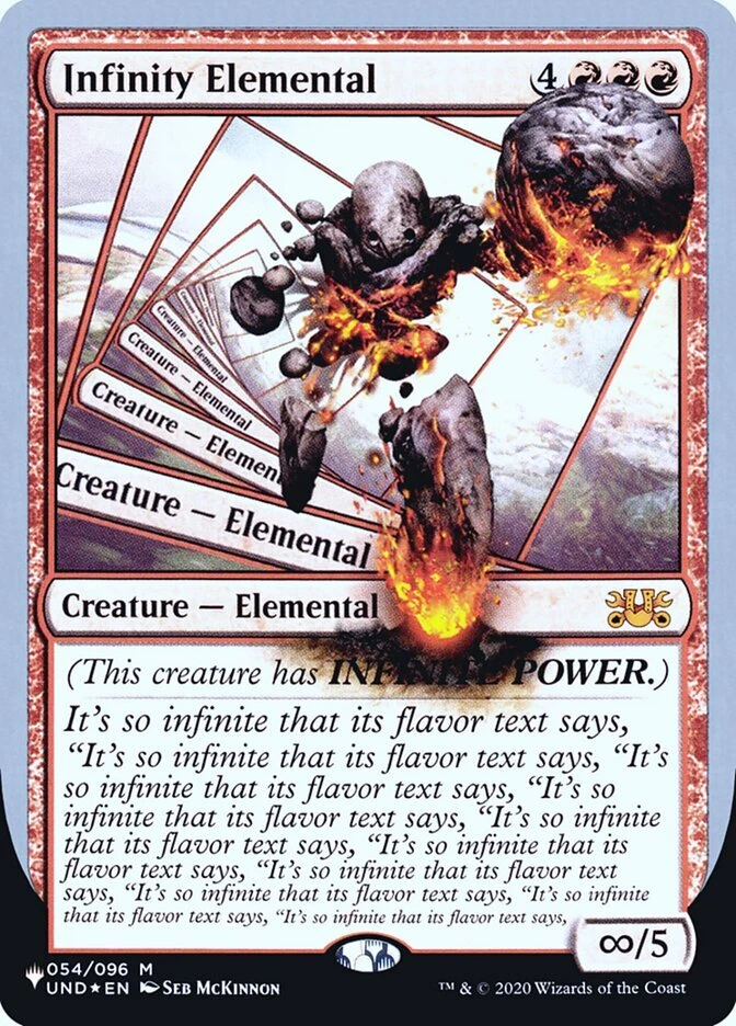 Magic the Gathering (mtg): UPLIST: Infinity Elemental - Mythic - Foil - Image 1 of 1