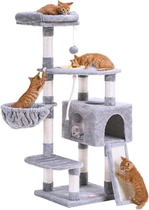 Cat Tree, Cat Tower for Indoor Cats with Scratching Board, Multi-Level Cat Furni - Picture 1 of 12