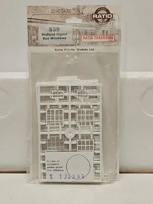 Ratio Plastic Models OO/HO # 539 MIDLAND CAJA DE SEÑAL VENTANAS NUEVO  Foto 1 de 2