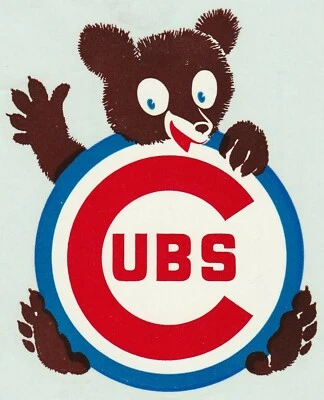 Chicago Cubs Vintage Hierro En Transferencia Para Camiseta + Telas Claras y Oscuras #1 Foto 1 de 4