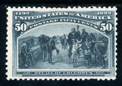 Scott 240 RG FVF US 1893 Columbian Expo RG NH +Cert SCV $200+ - Image 1 of 3