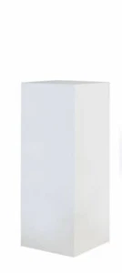 79927 Columna del gremio "Sólido" Blanco Alto Brillo Fibra de Vidrio, Resina Artificial 27 x 27 x 70 cm - Imagen 1 de 1